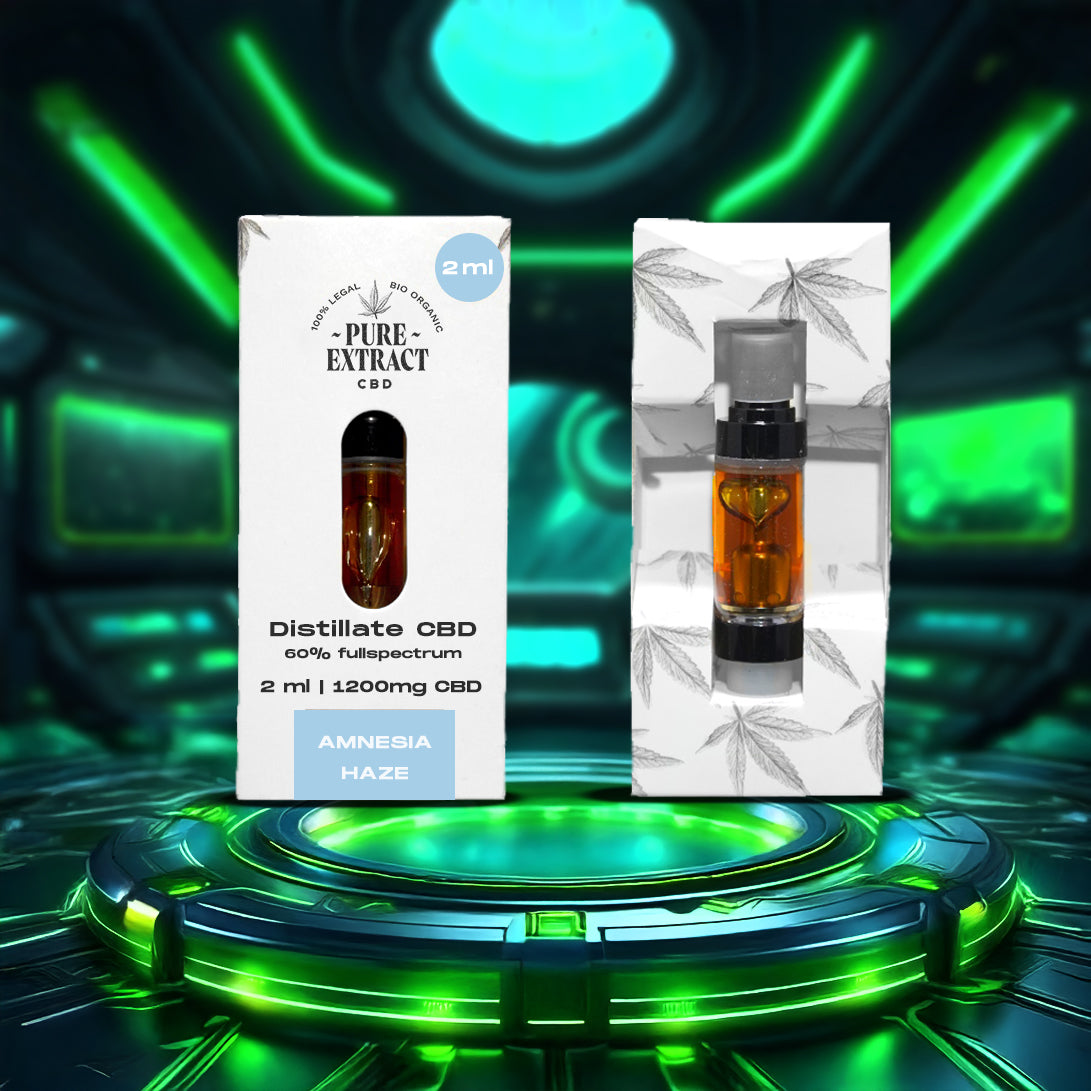 CBD Cartridge - 2ml/1300 Puffs - Pure Extract CBD