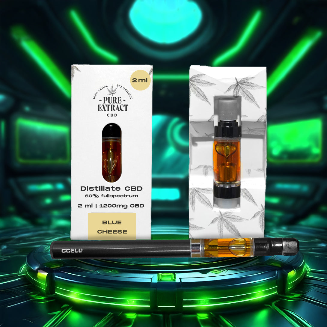 CBD Cartridge - 2ml/1300 Puffs - Pure Extract CBD