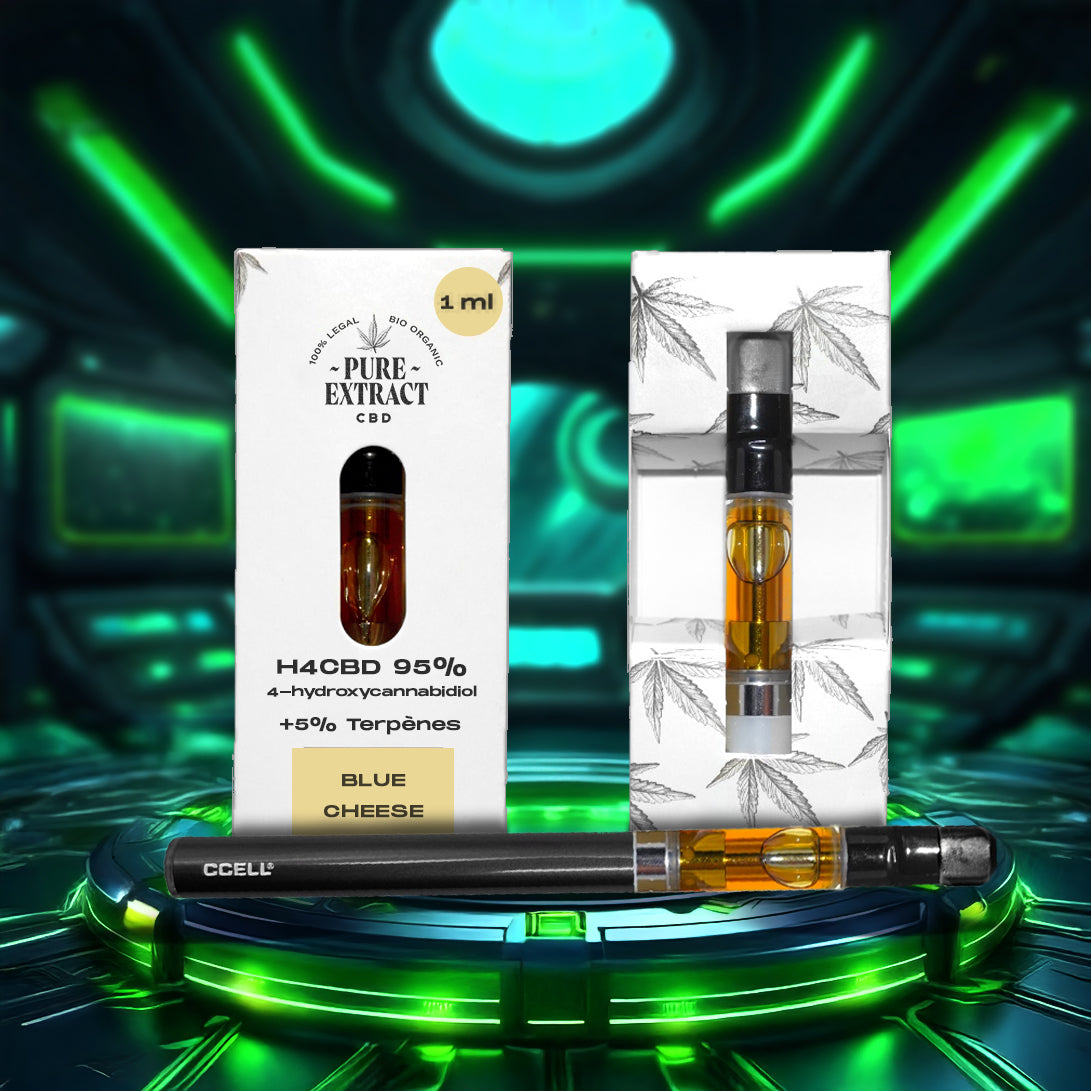 Cartouche H4CBD - 1ml/600 Bouffées - Pure Extract CBD
