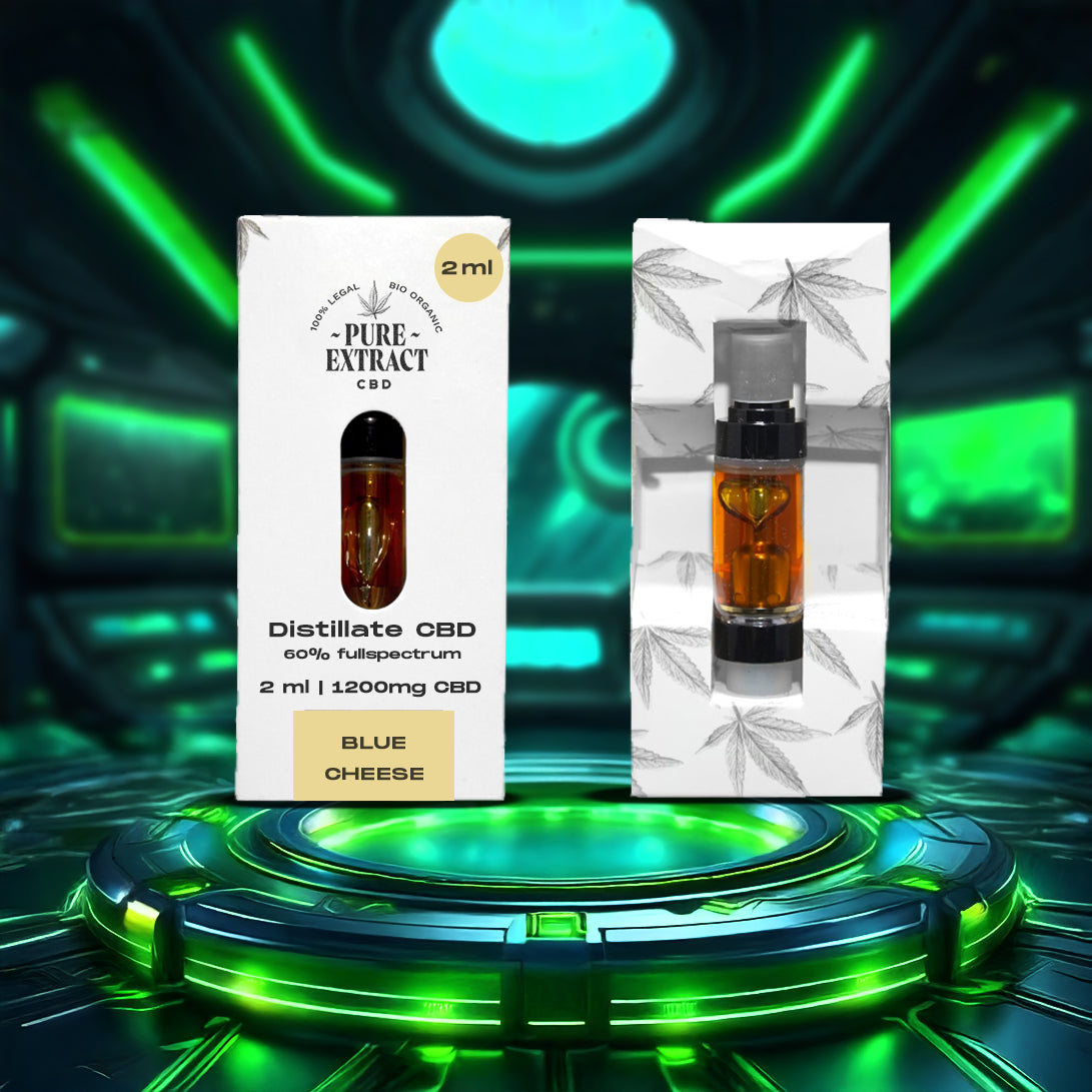 CBD Cartridge - 2ml/1300 Puffs - Pure Extract CBD