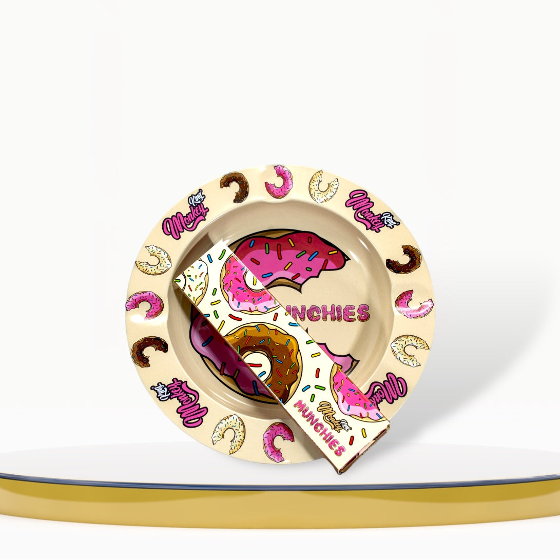 Cendrier et feuilles slims avec filtres édition Munchies - Monkey King