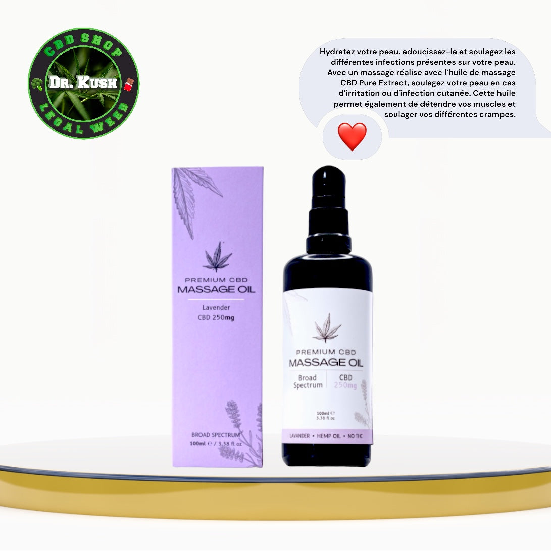 CBD Massage Oil (100ml) - Pure Extract CBD