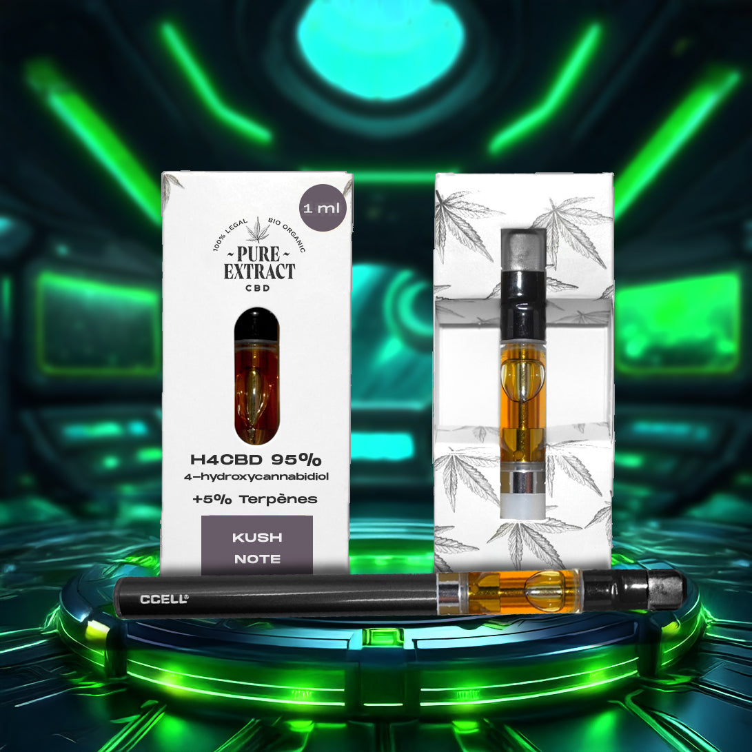 Cartouche H4CBD - 1ml/600 Bouffées - Pure Extract CBD