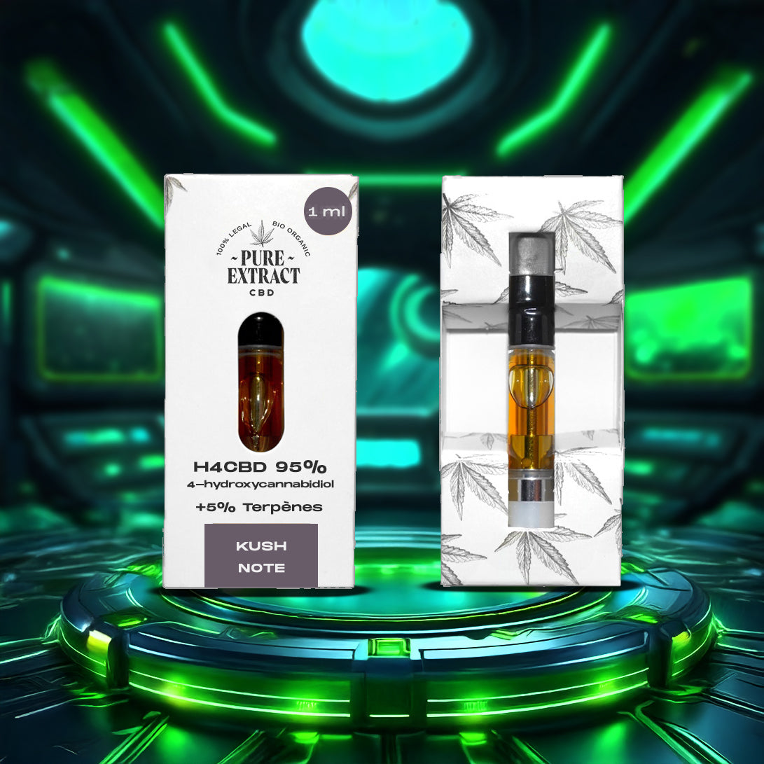 Cartouche H4CBD - 1ml/600 Bouffées - Pure Extract CBD