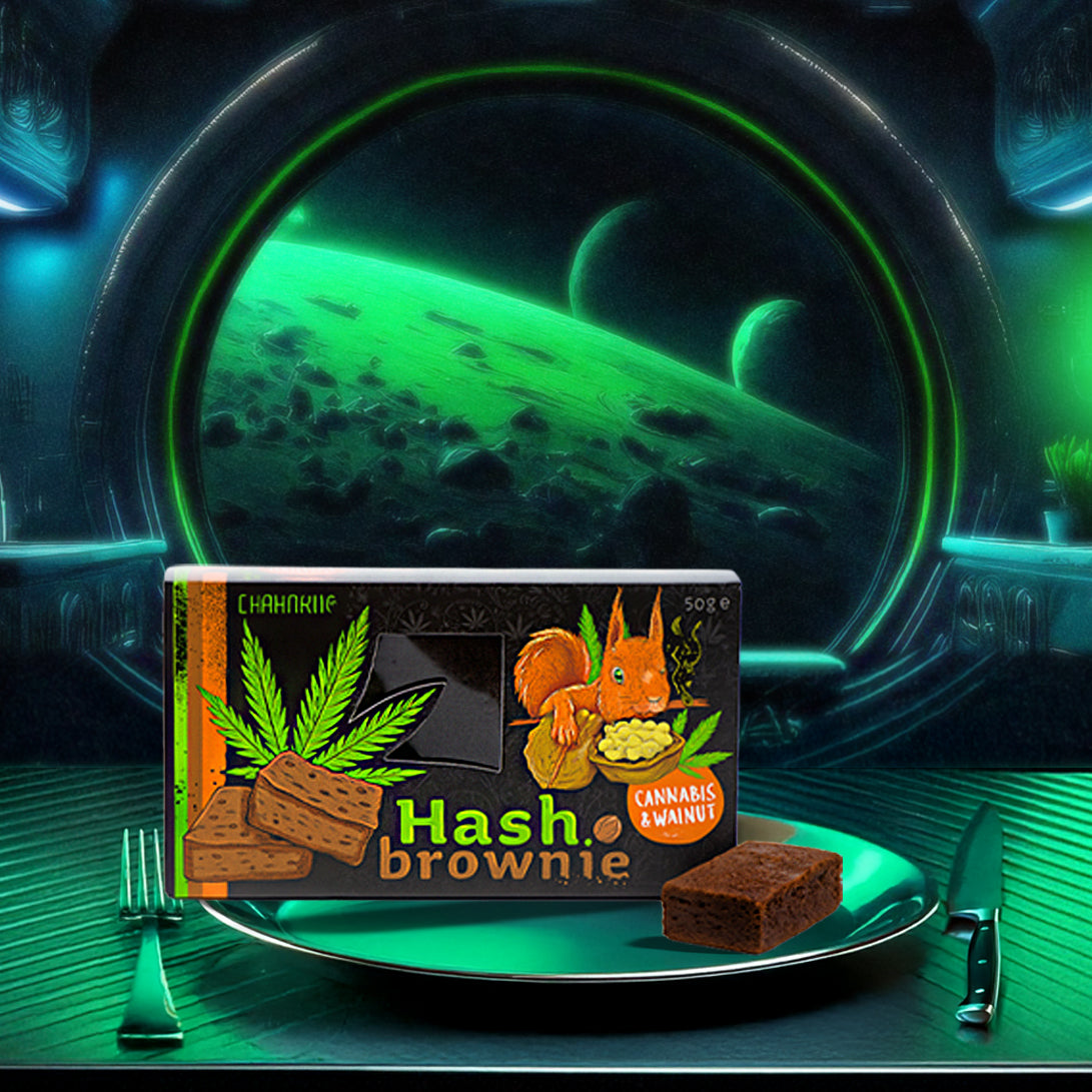 Hash Brownie CBD - Walnut