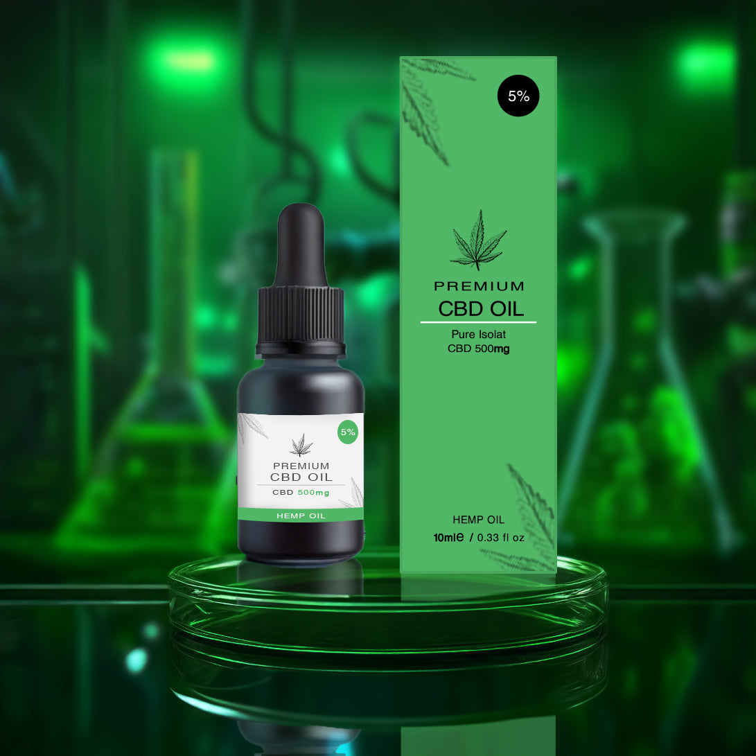 Huile CBD Pure Isolat - 5% - Pure Extract CBD