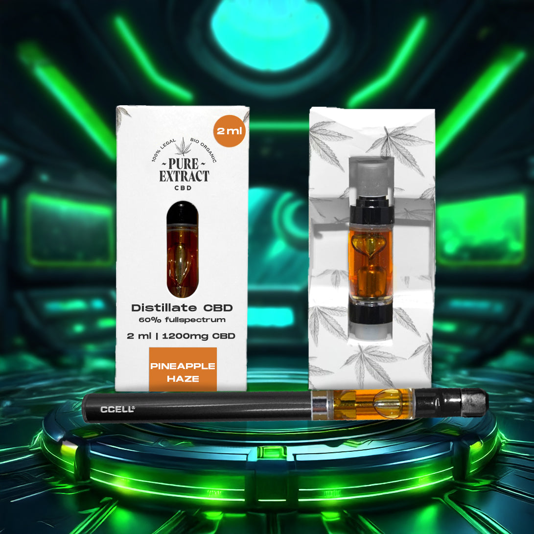 CBD Cartridge - 2ml/1300 Puffs - Pure Extract CBD