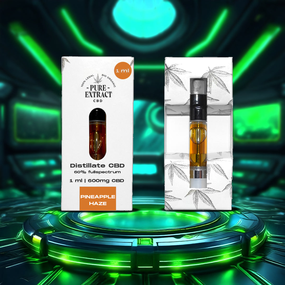 CBD Cartridge - 1ml/600 Puffs - Pure Extract CBD