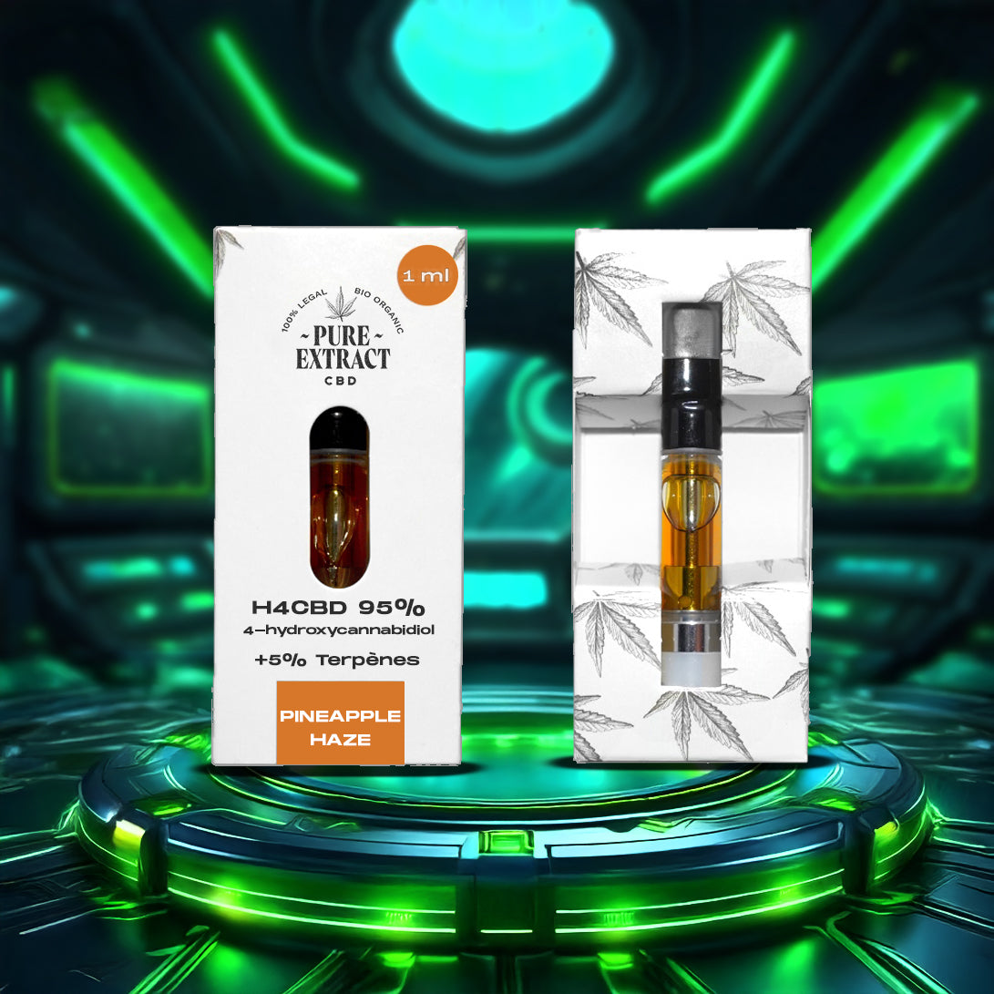Cartouche H4CBD - 1ml/600 Bouffées - Pure Extract CBD