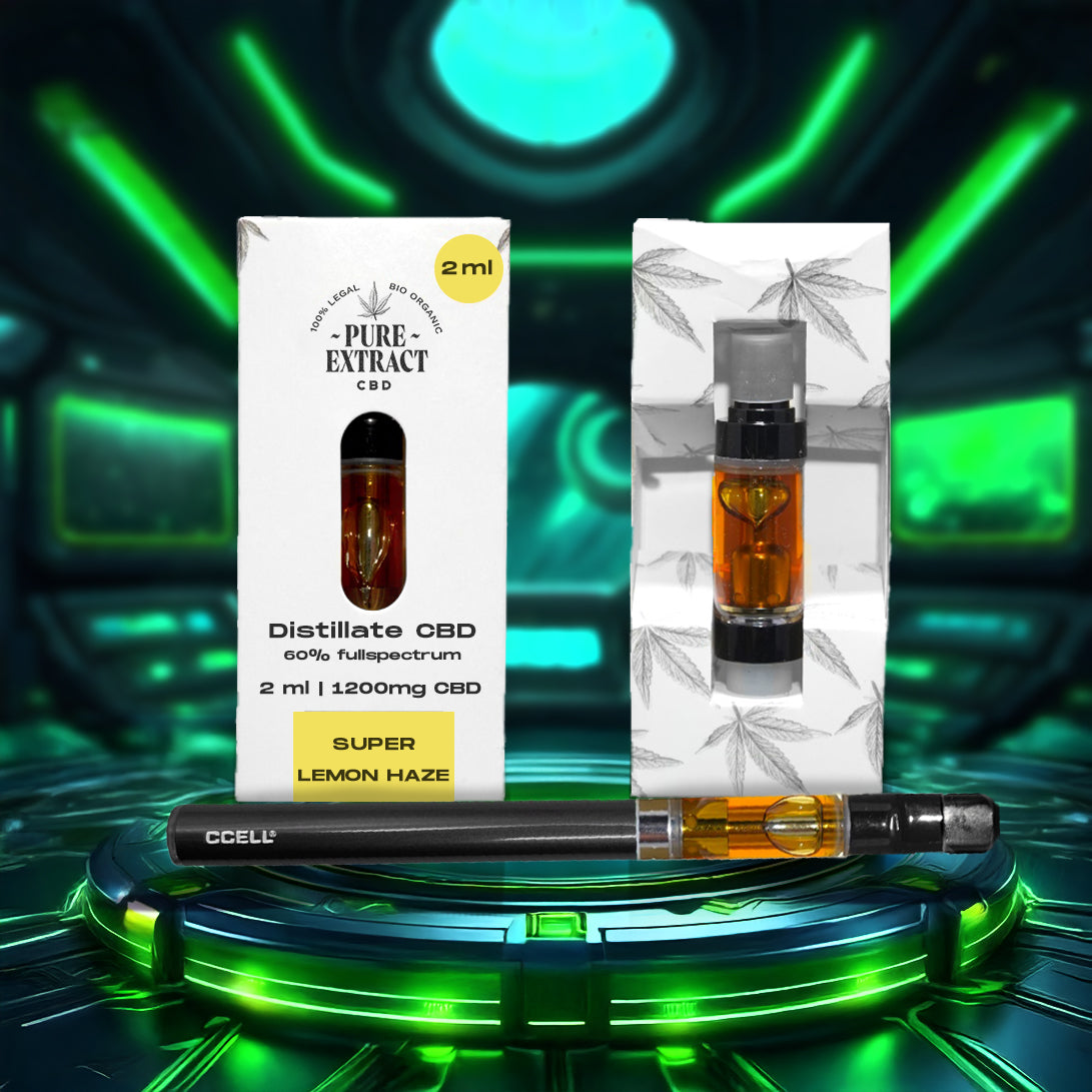 CBD Cartridge - 2ml/1300 Puffs - Pure Extract CBD
