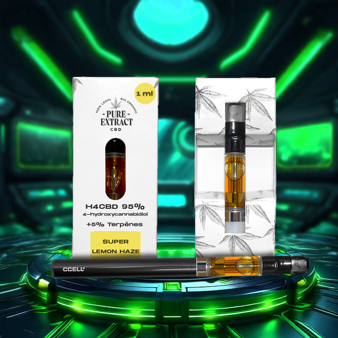 Cartouche H4CBD - 1ml/600 Bouffées - Pure Extract CBD