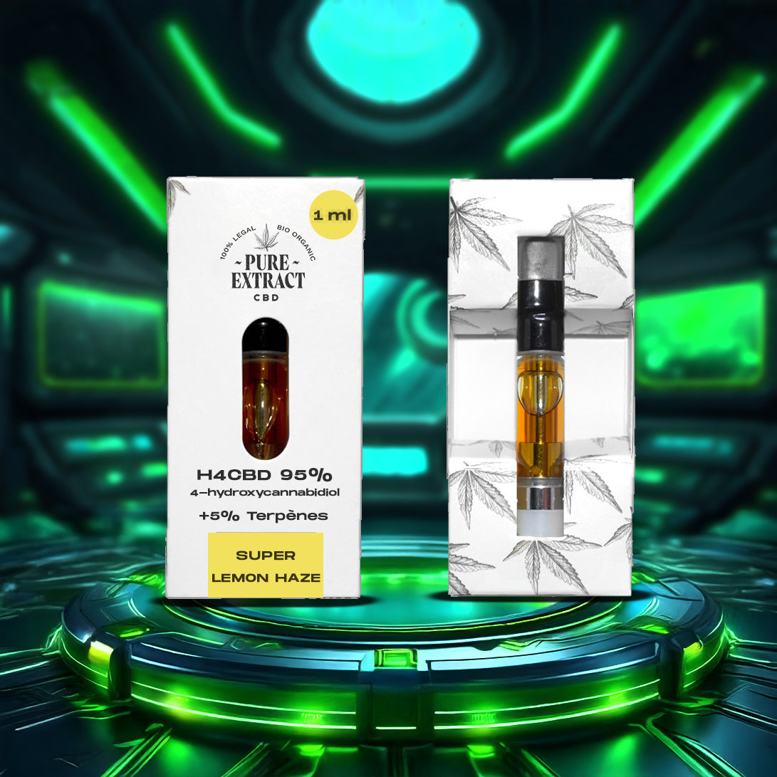 Cartouche H4CBD - 1ml/600 Bouffées - Pure Extract CBD