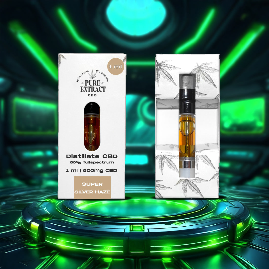 CBD Cartridge - 1ml/600 Puffs - Pure Extract CBD