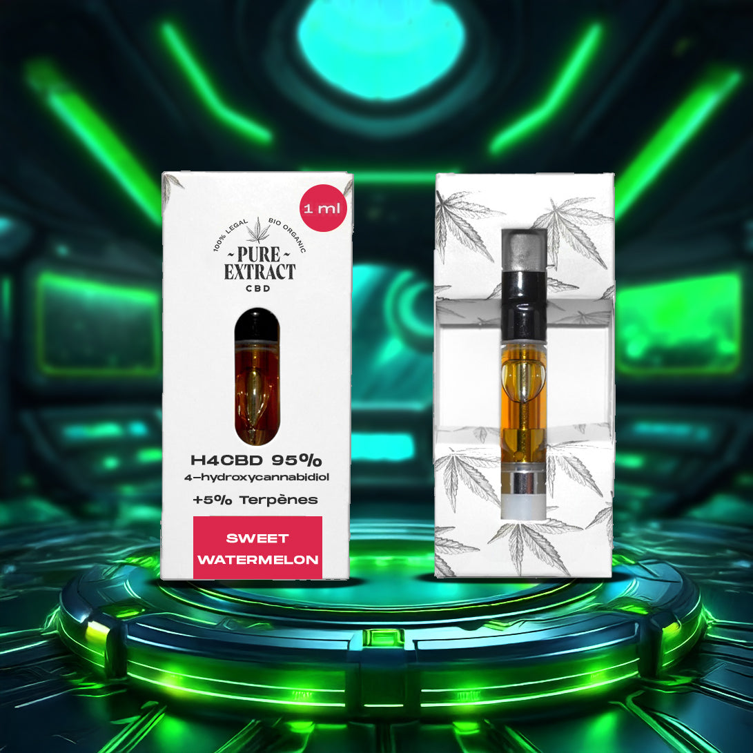 Cartouche H4CBD - 1ml/600 Bouffées - Pure Extract CBD