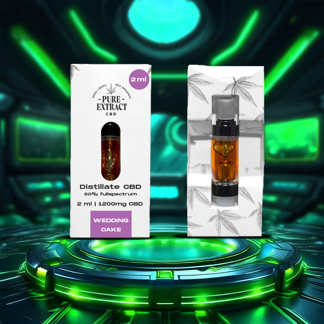 CBD Cartridge - 2ml/1300 Puffs - Pure Extract CBD