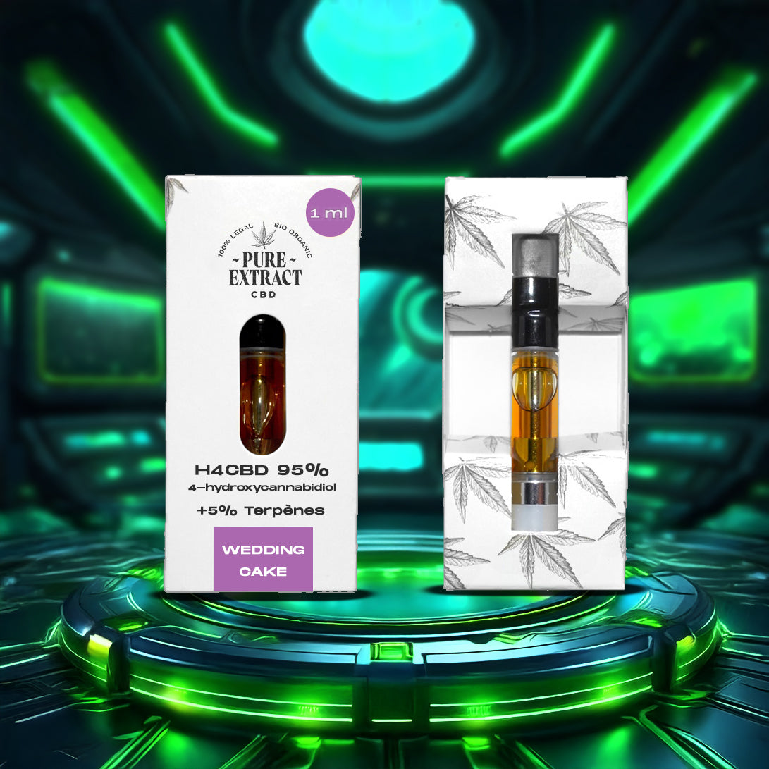 Cartouche H4CBD - 1ml/600 Bouffées - Pure Extract CBD