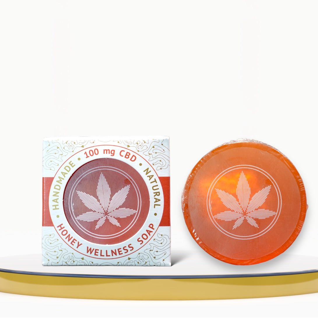Cannaline Savon Artisanal Honey Wellness au CBD - 100mg