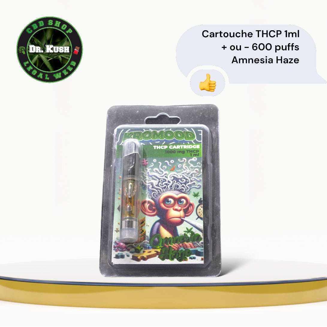 Cartouche THCP - Amnesia Haze - 1 ML -600 Bouffée - KROMOOD