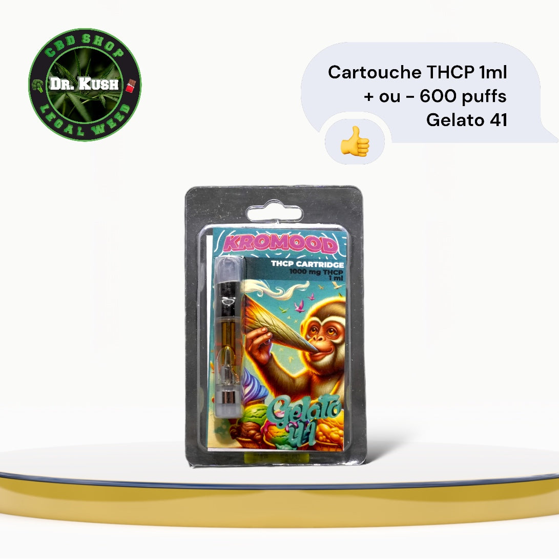 THCP Cartridge - Gelato 41 - 1ML - 600 Puffs - KROMOOD