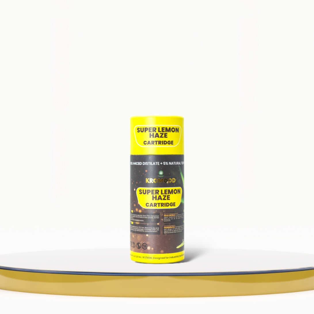 KroMood Cartouche (Dab Pen) de H4CBD - Super Lemon Haze  - 1ML - 600 bouffées