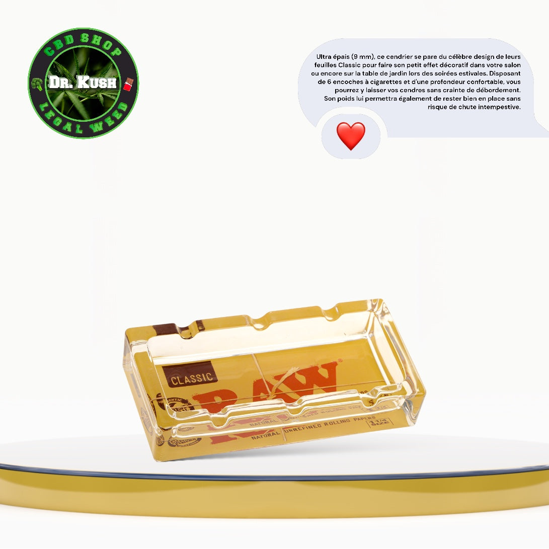 Glass Ashtray - RAW