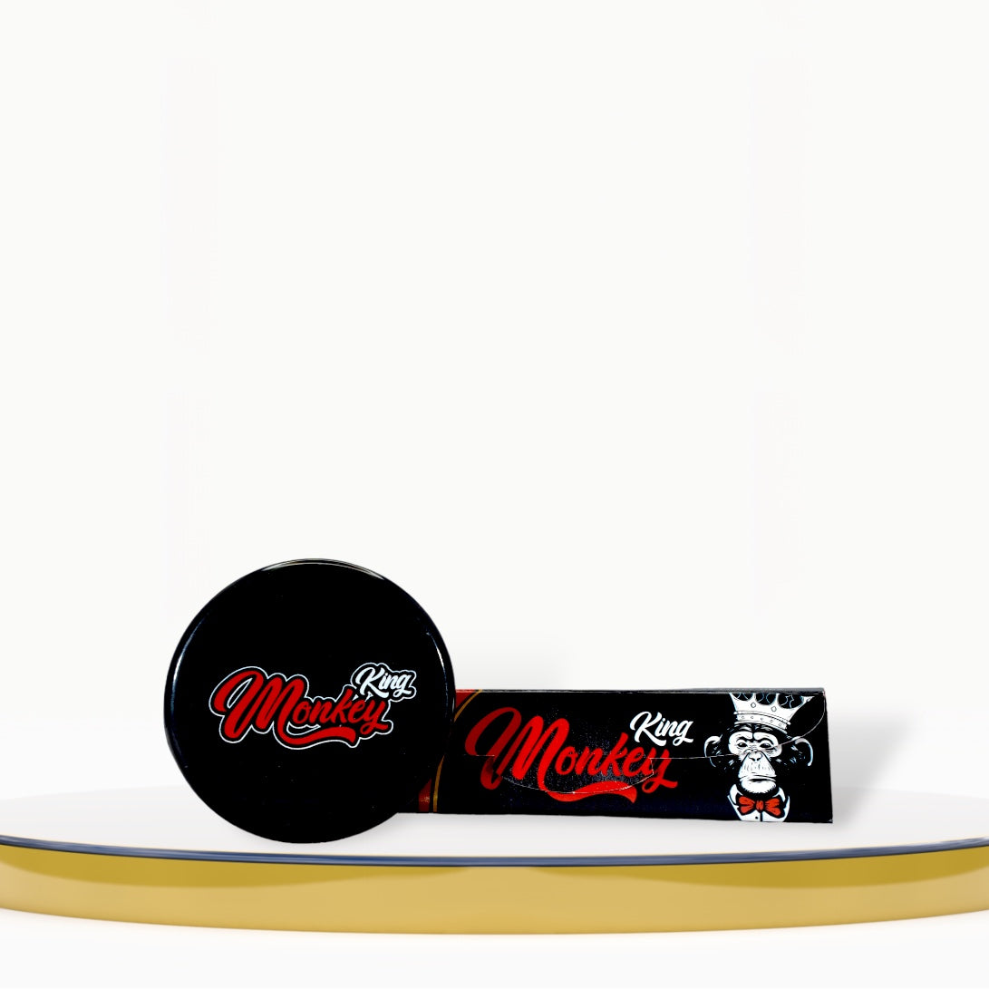 Feuille à rouler King Size 32 feuilles + 32 filtres + 1 grinder - Monkey King