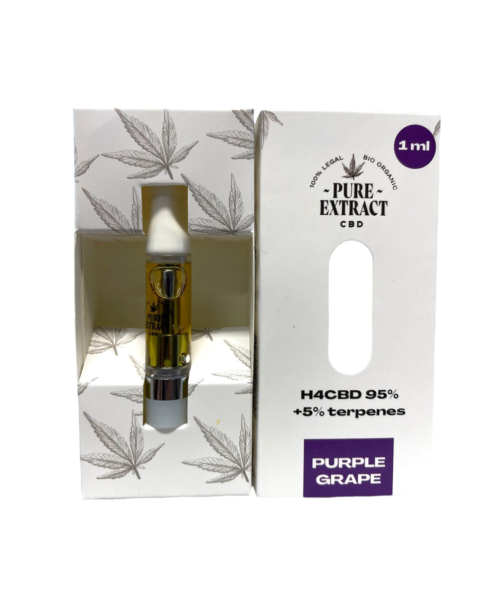 Pure Extract CBD Cartridge (Dab Pen) Van H4CBD - Purple Grape - 95% H4 ...