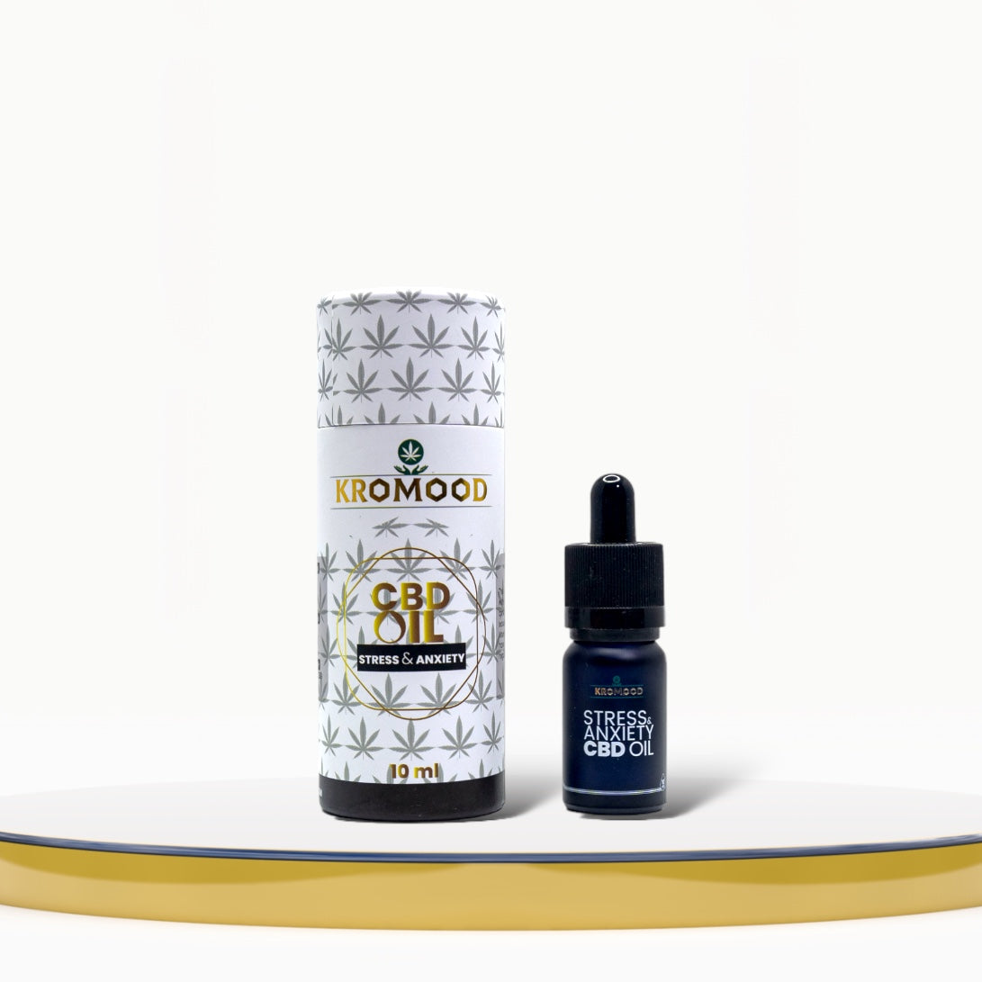 CBD Olie - Stress & Angst - 10ml - CBD / CBG - Kromood