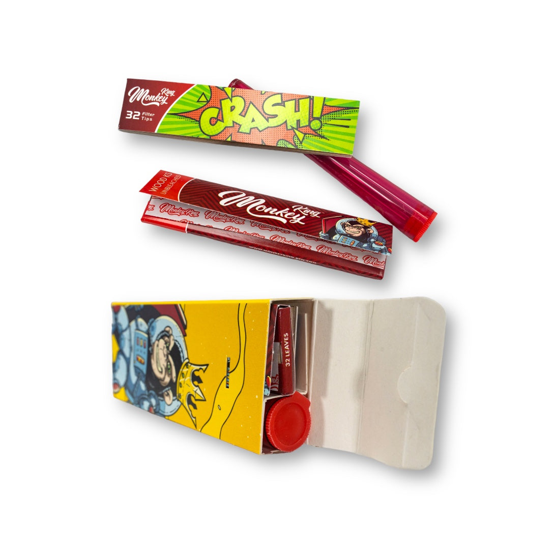 Kit Monkey King - Papiers à Rouler + Filtres + Tube