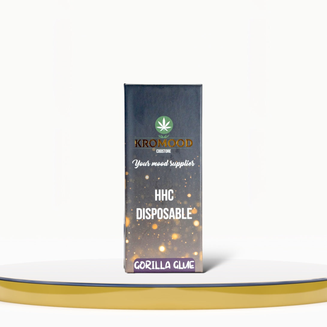 KroMood Disposable HHC Puff - Gorilla Glue: The Evolution of Vaping, 95% HHC/1000MG, 600 Puffs, CCELL Puff Technology