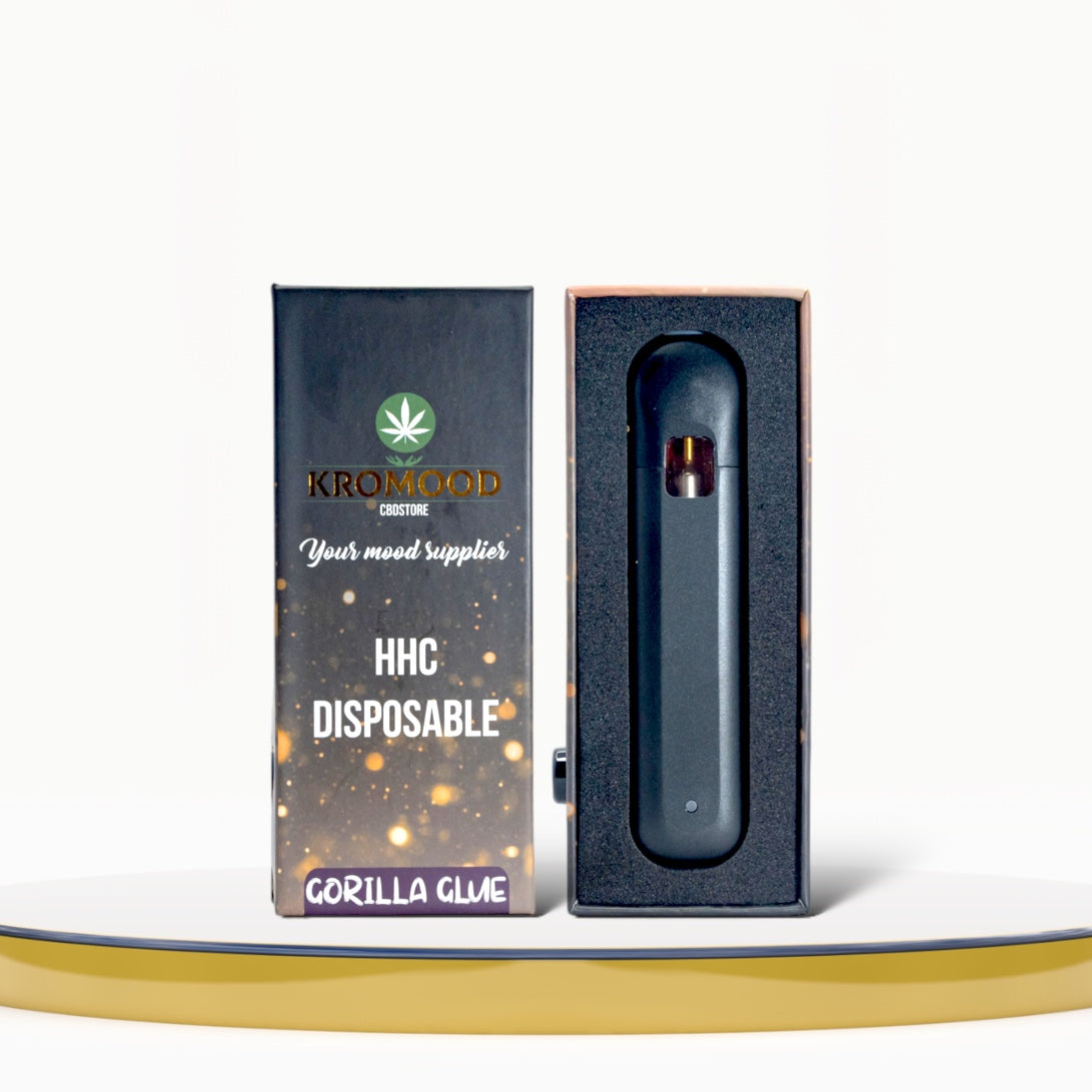 KroMood Disposable HHC Puff - Gorilla Glue: The Evolution of Vaping, 95% HHC/1000MG, 600 Puffs, CCELL Puff Technology