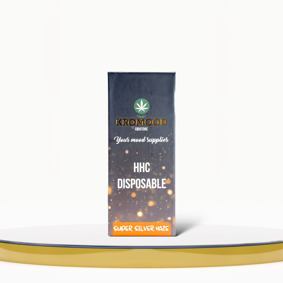 KroMood Disposable HHC Puff - Super Silver Haze: The Evolution of Vaping, 95% HHC/1000MG, 600 Puffs, CCELL Puff Technology