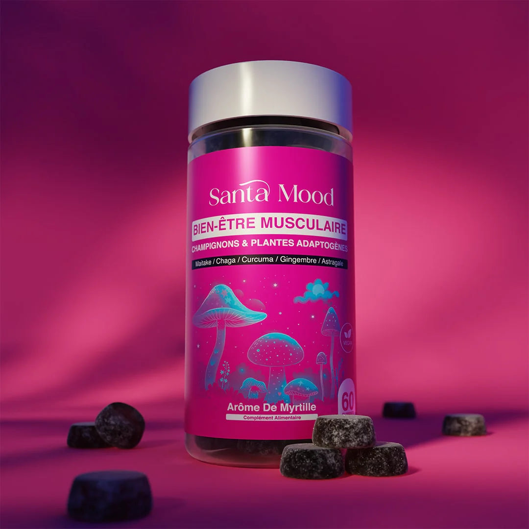 Gummies Bien-Être Musculaire - Santa Mood® | Curcuma & Champignons