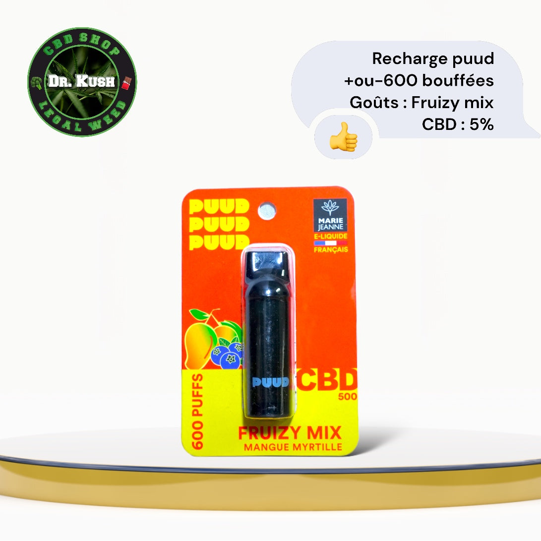 Marie-Jeanne - Puud Refill - Fruity mix - CBD - 5% 600 puffs