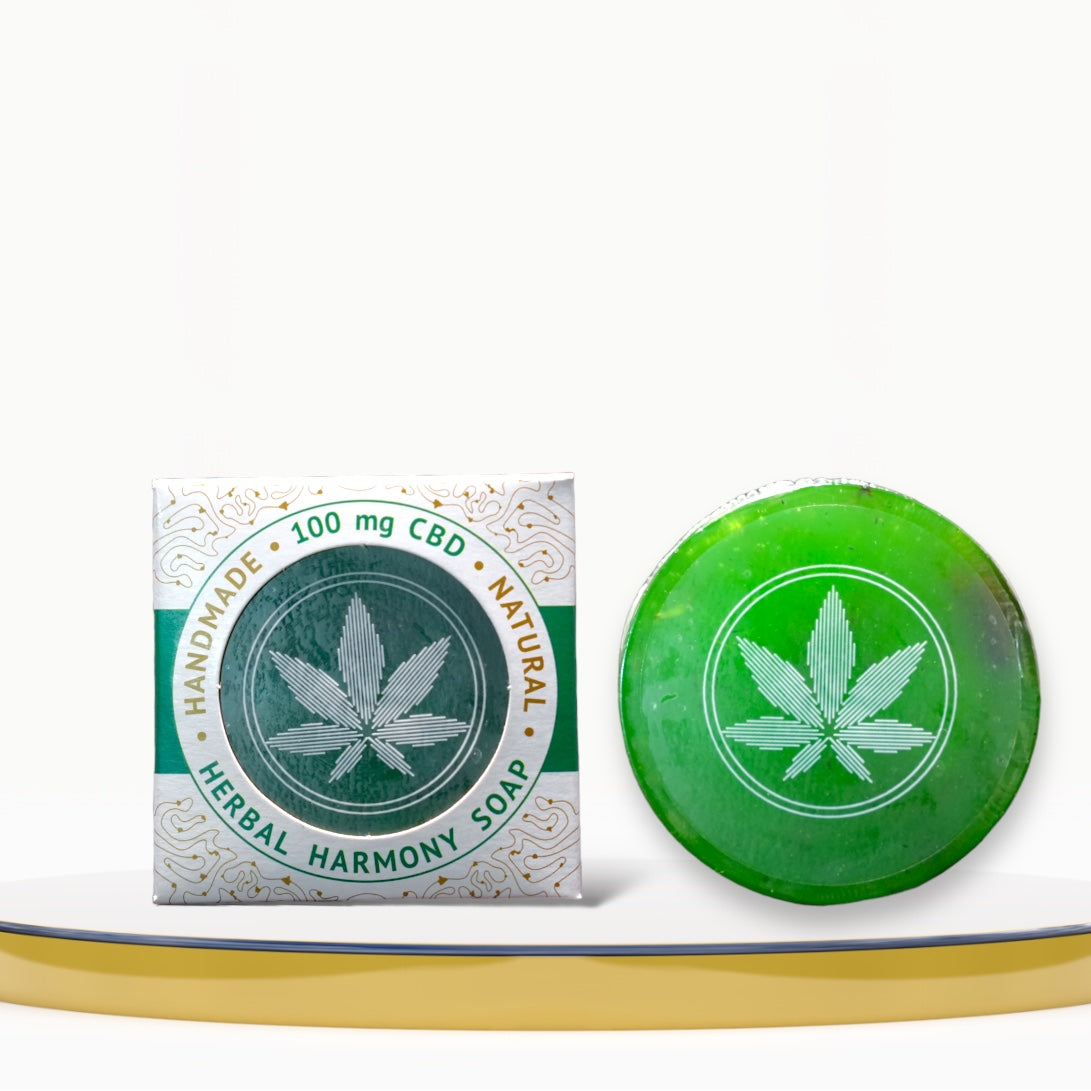 Cannaline Savon Artisanal Herbal Harmony au CBD - 100mg