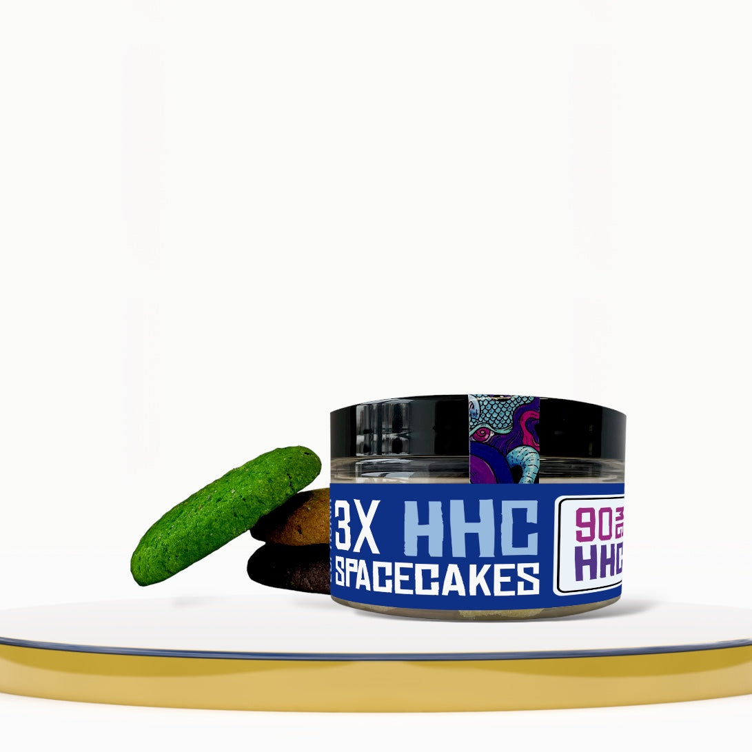Euphoria 3x Spacecakes HHC - 90MG - 100 Gr