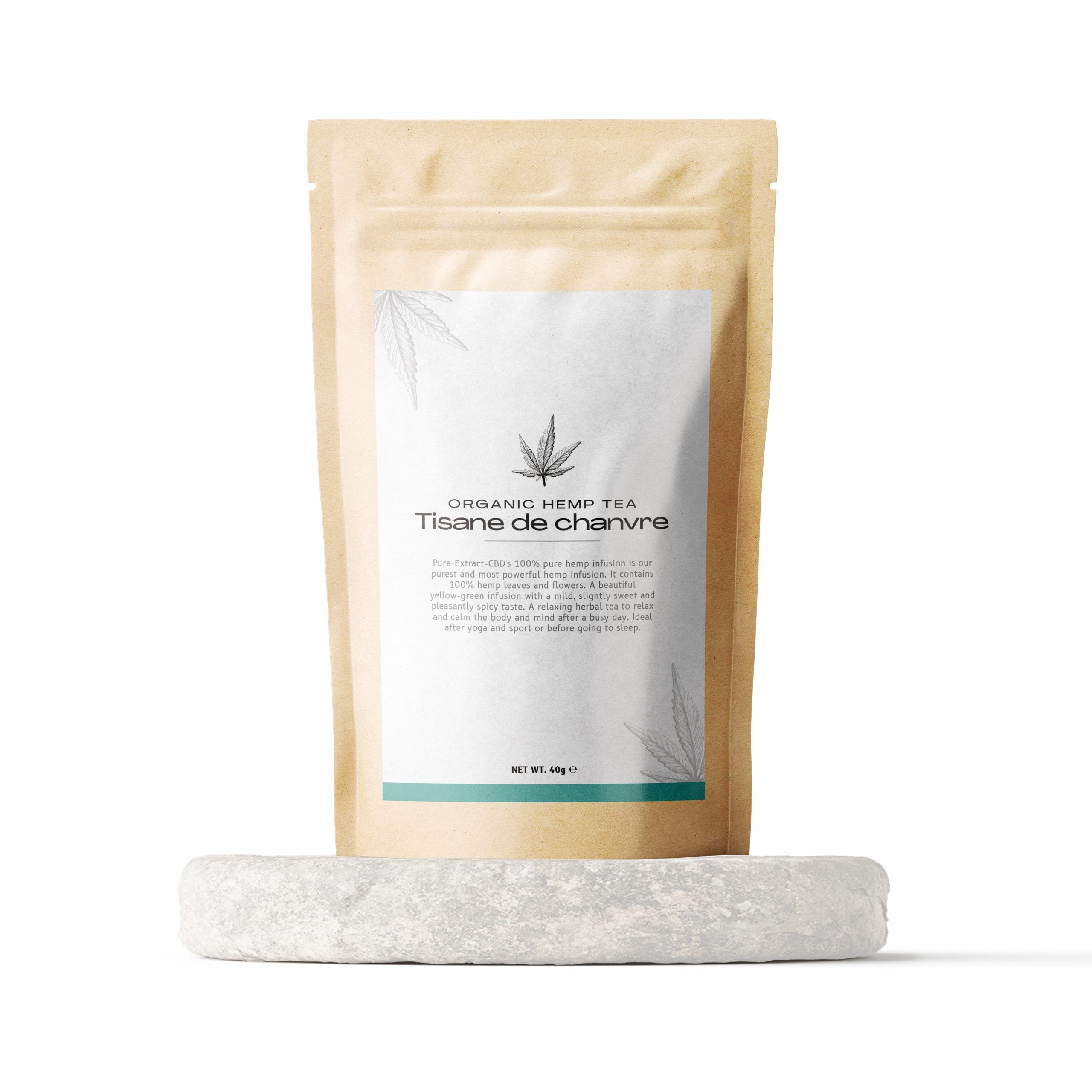 Biologische Hennep Kruidenthee 40g - Puur Extract CBD