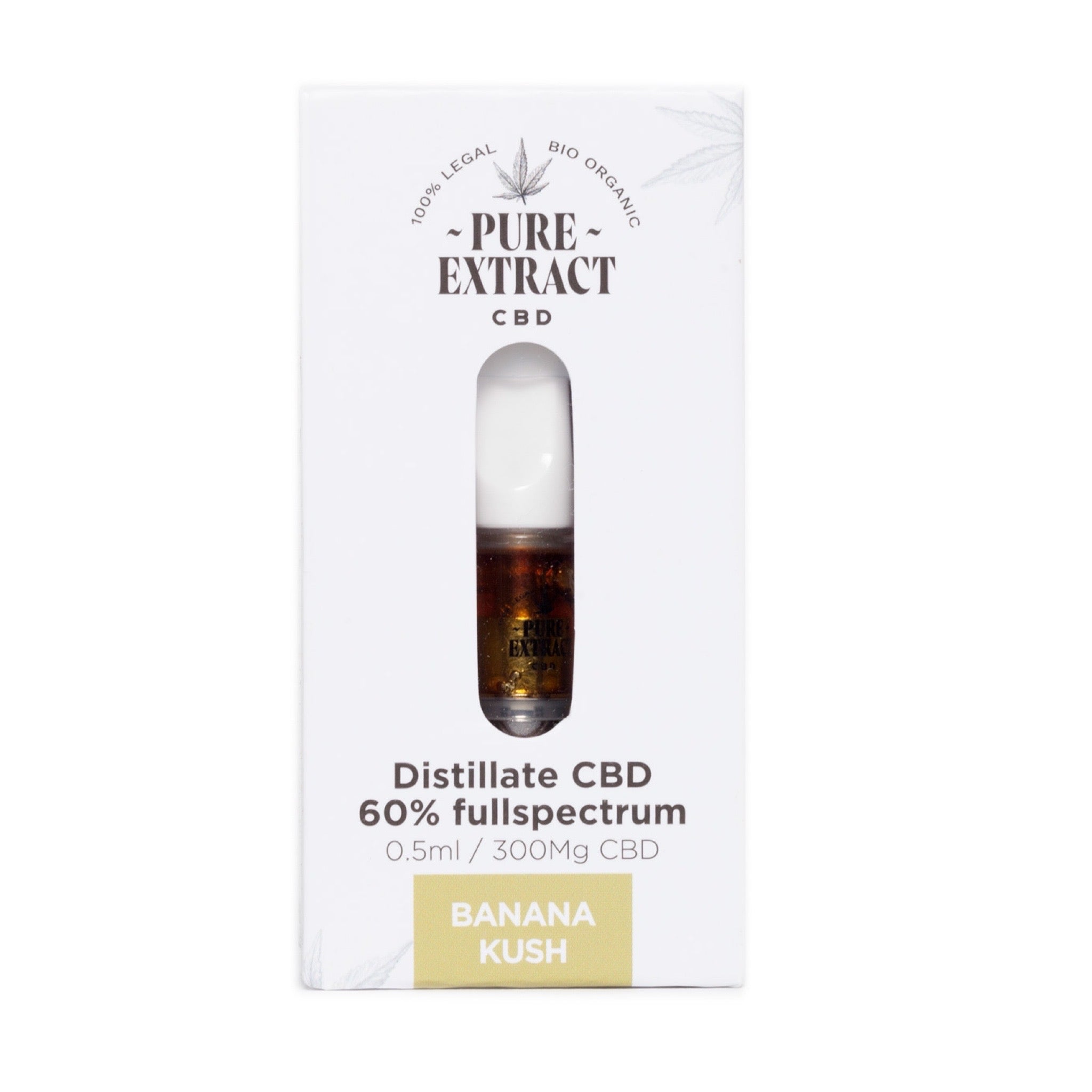 CBD Banana Kush Cartridge (Dab Pen) - Pure Extract CBD