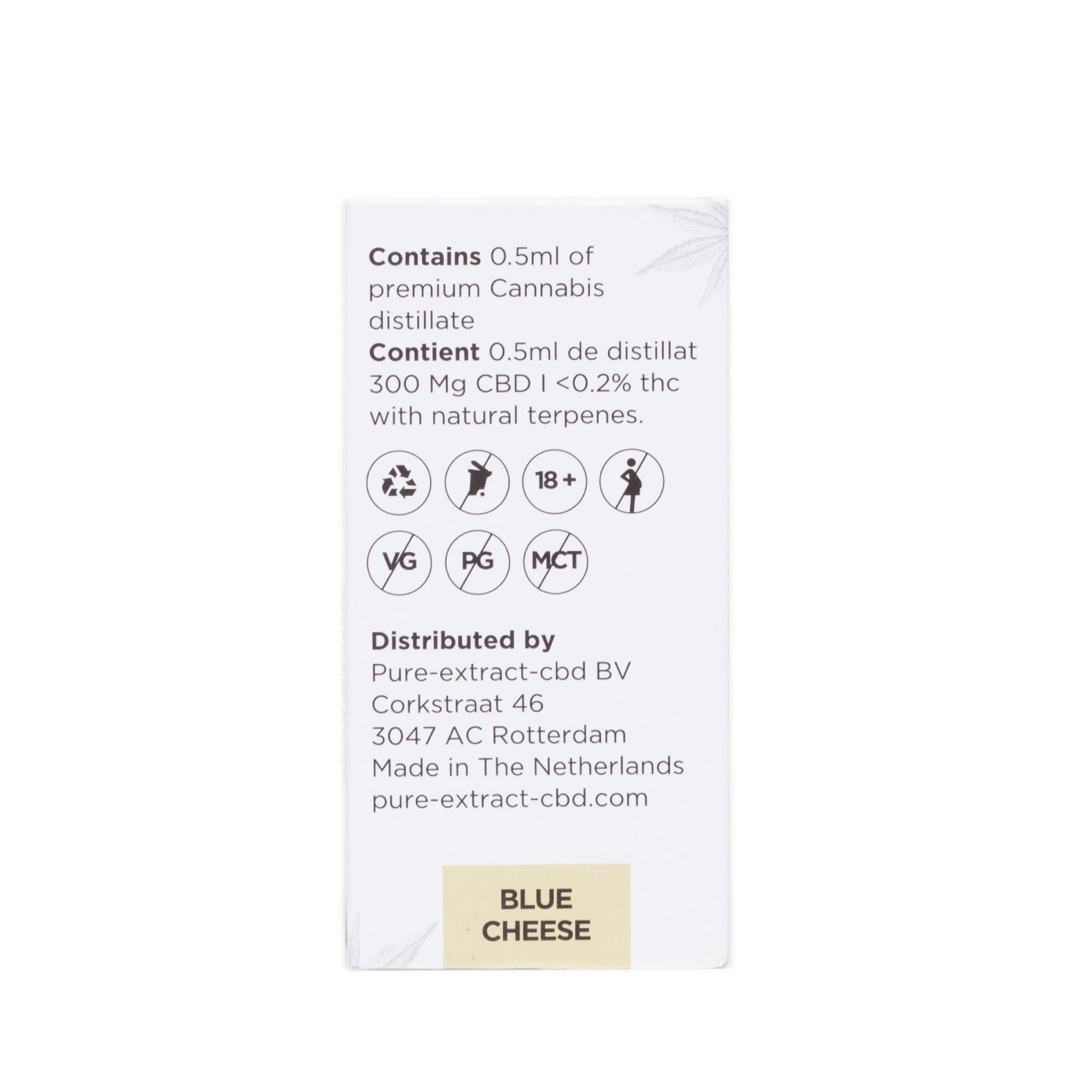 Blue Cheese CBD Dab Pen Cartridge - Pure Extract CBD