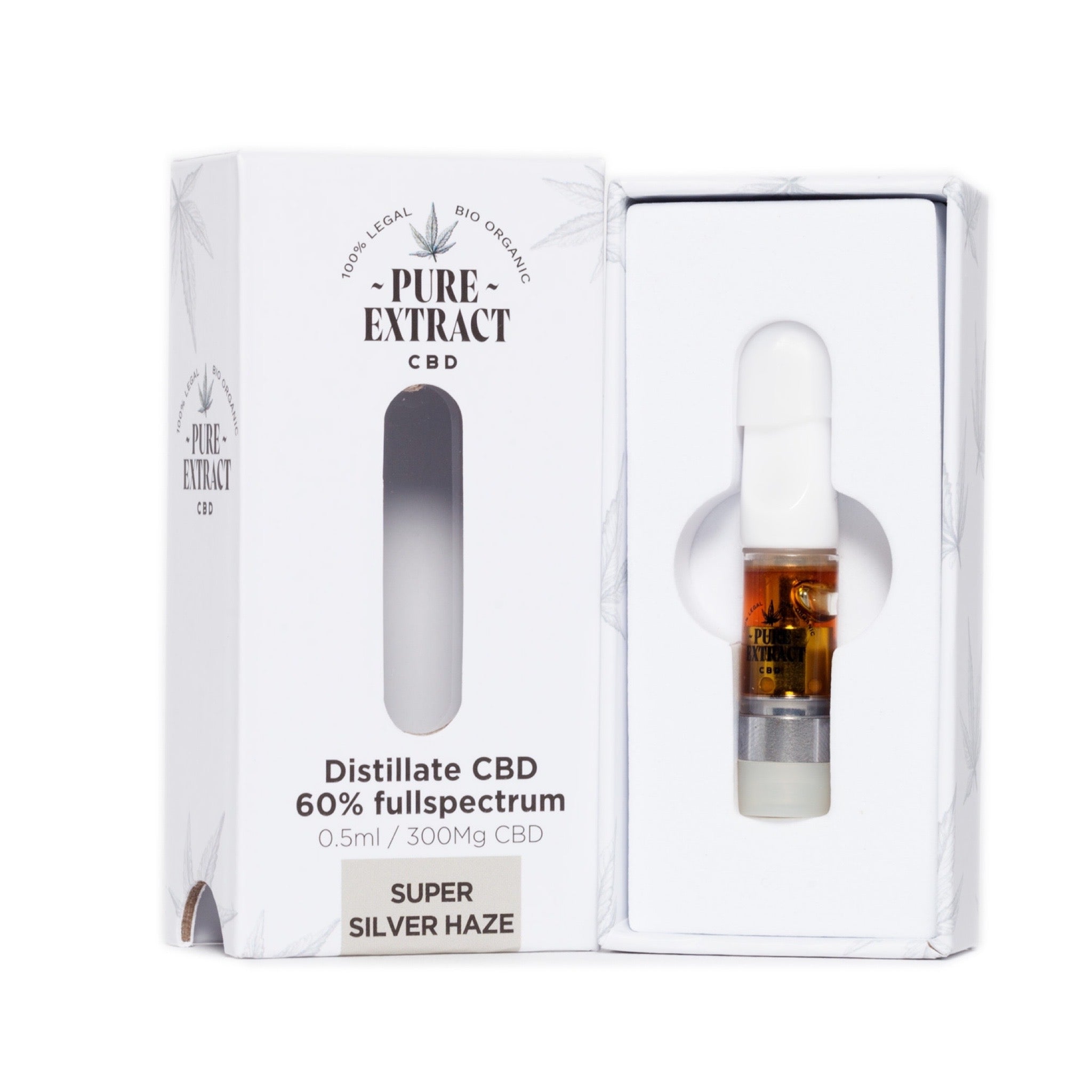 CBD Super Silver Haze Cartridge (Dab Pen) - Pure Extract CBD