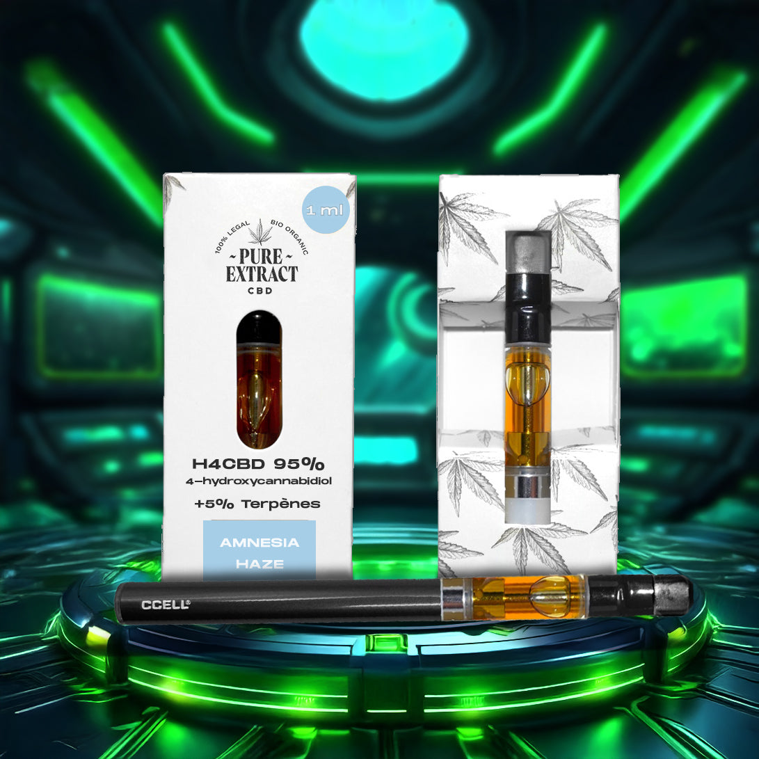 Cartouche H4CBD - 1ml/600 Bouffées - Pure Extract CBD