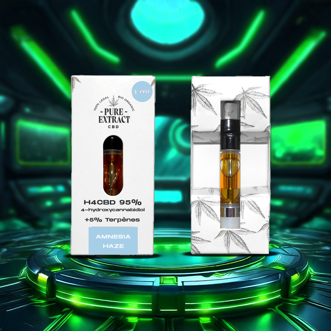 Cartouche H4CBD - 1ml/600 Bouffées - Pure Extract CBD