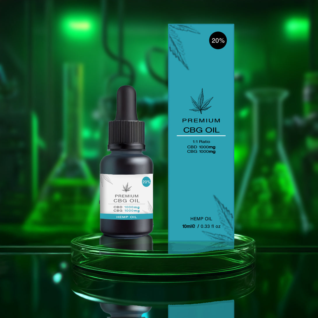 CBD/CBG Olie 20% - Pure Extract CBD Broad spectrum