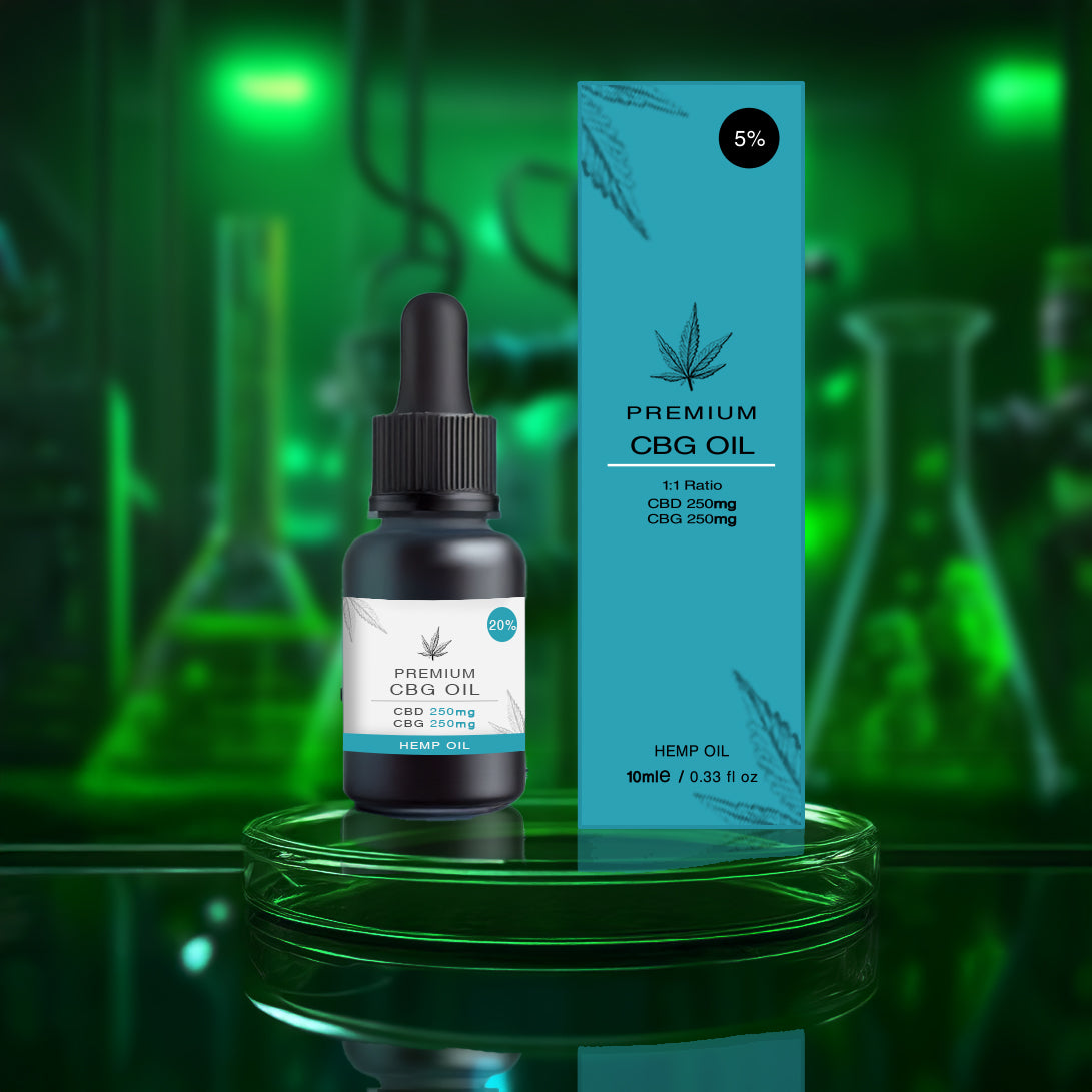 CBD/CBG Olie 5% - Pure Extract CBD Broad spectrum