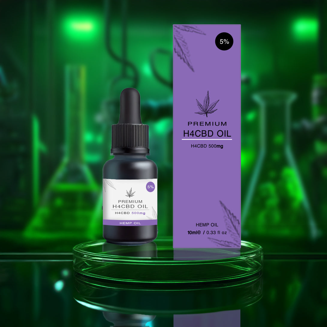 Pure Extract CBD Premium H4CBD Olie - 5% H4CBD - 10ml