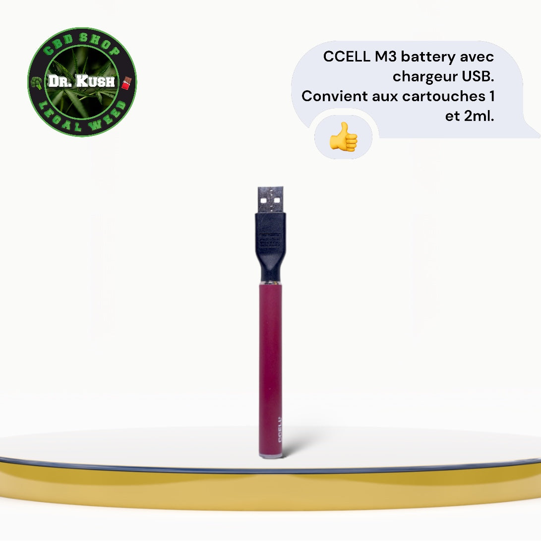 Batterie CCEL M3 - Cartouche - 1ML et 2ML - Burgundy