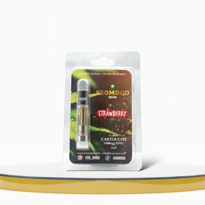 KroMood Cartouche (Dab Pen) de HHC - Strawberry - 95% HHC/1000MG - 600 bouffées