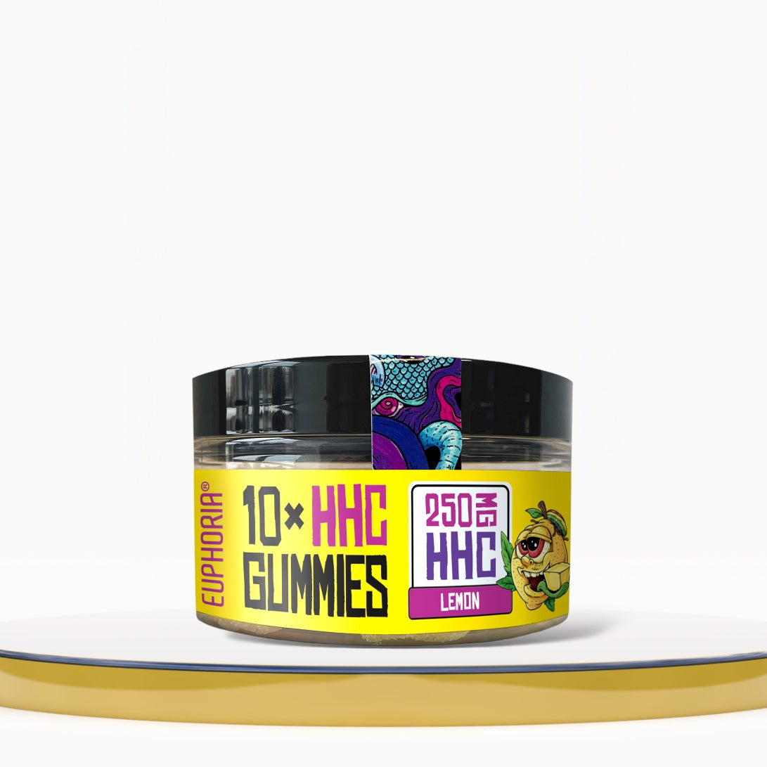 Euphoria - 10x Gummies HHC - Citroen - 250mg - 30gr