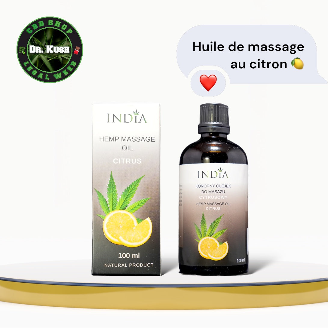 Huile De Massage Citron 100ML - India