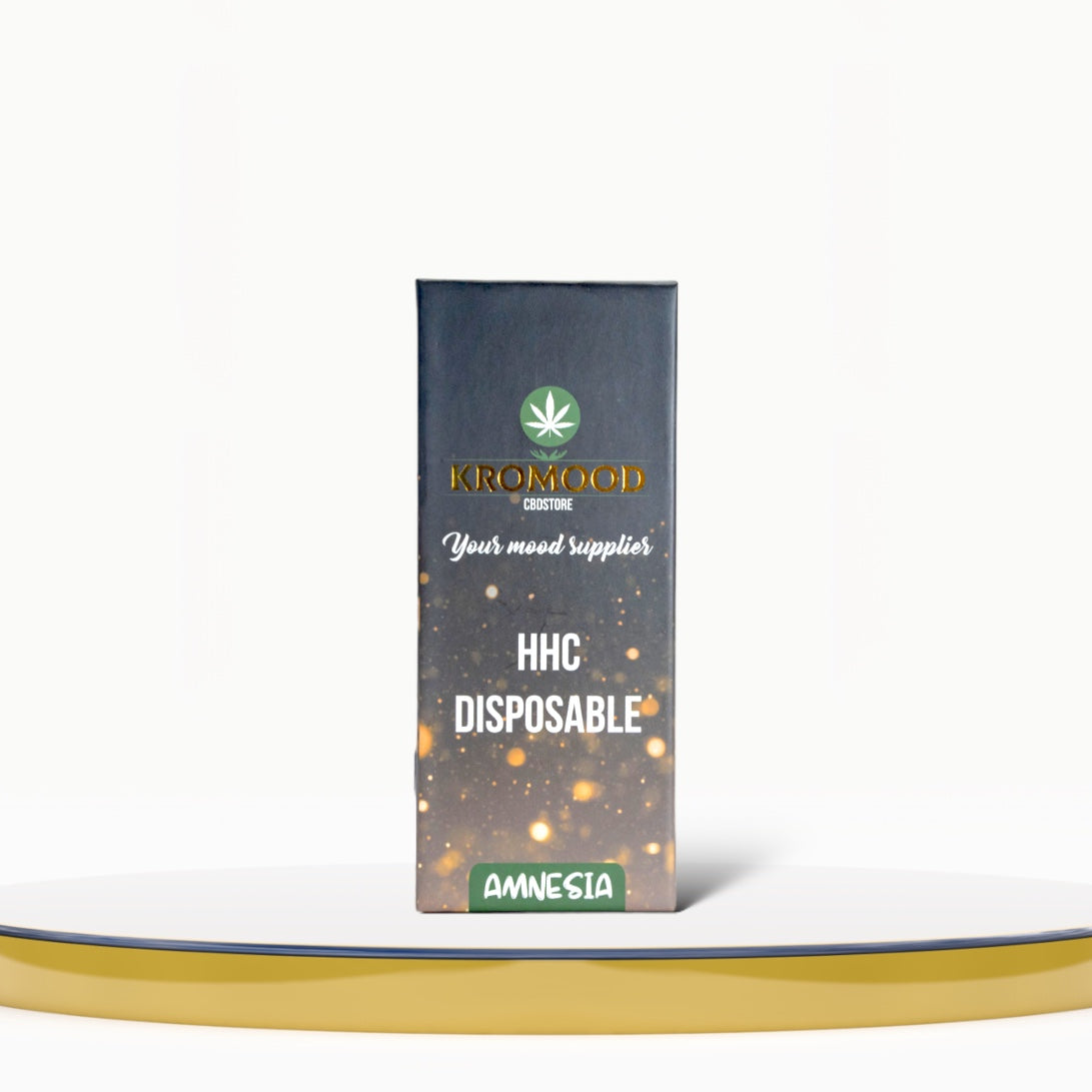 KroMood Disposable HHC Puff - Amnesia: The Evolution of Vaping, 95% HHC/1000MG, 600 Puffs, CCELL Puff Technology 